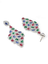 Contemporary Colored Stone Dangler Earring