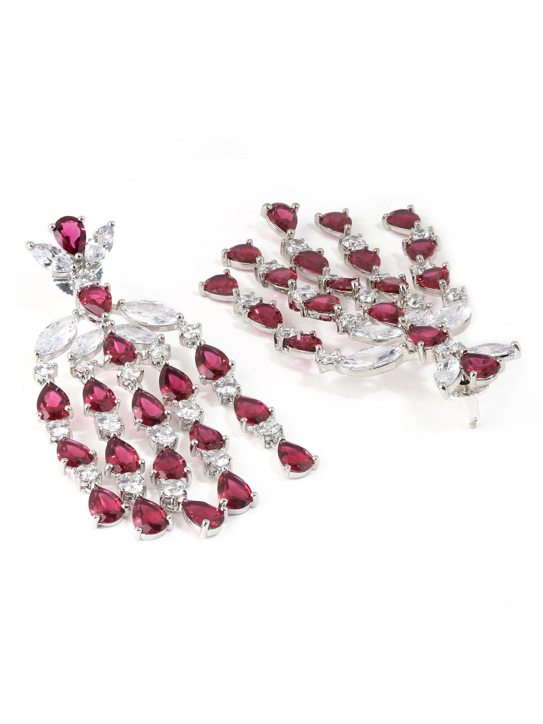 Contemporary Colored Stone Dangler Earring