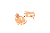 Peacock Gold Plated Chandbali Earring
