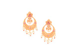 Peacock Gold Plated Chandbali Earring