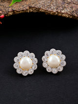 Floral International Diamonds Stud Earring