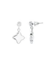 Floral Colored Stone Dangler Earring