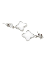 Floral Colored Stone Dangler Earring