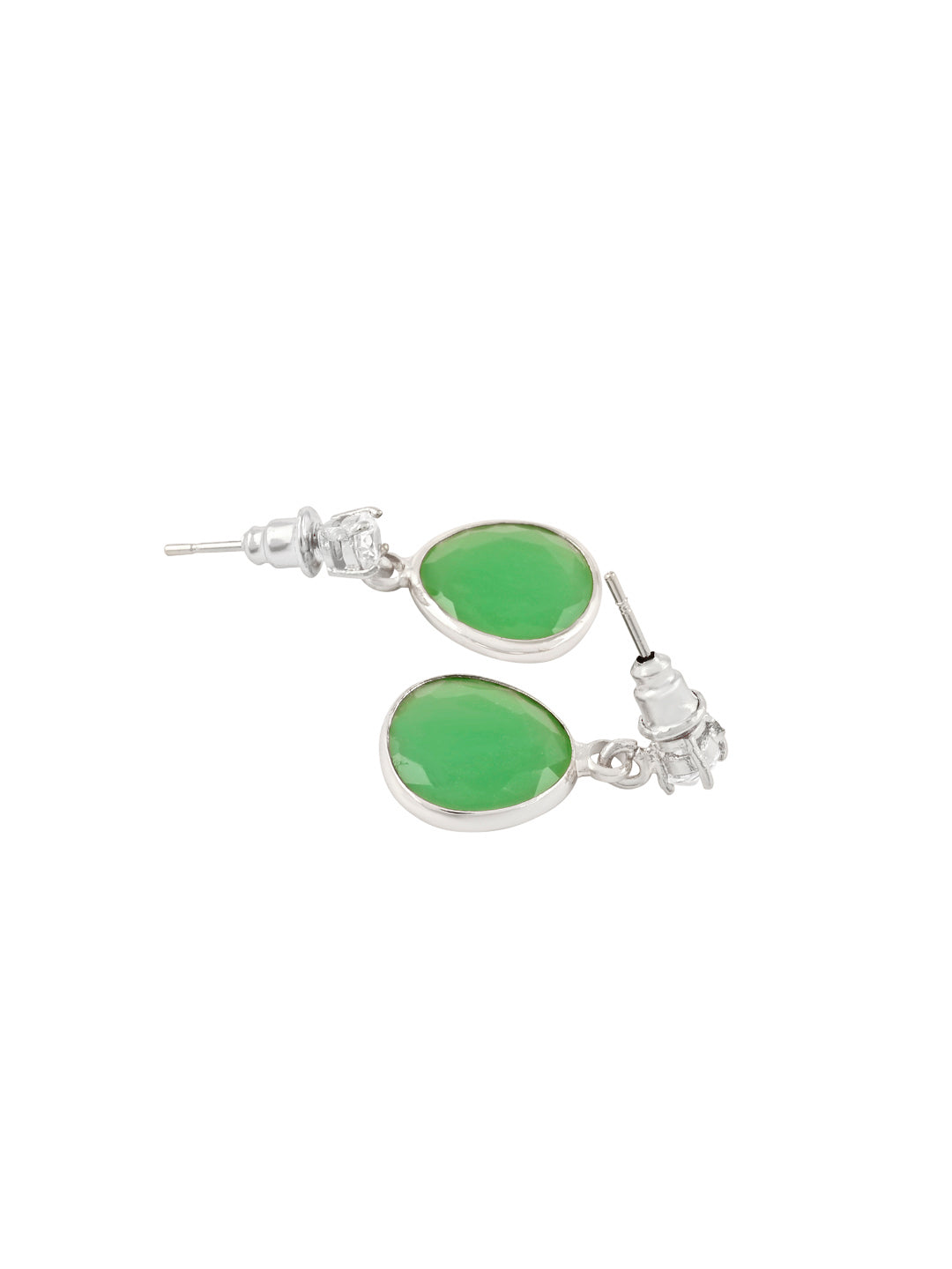 Classic Colored Stone Dangler Earring