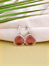 Classic Colored Stone Dangler Earring