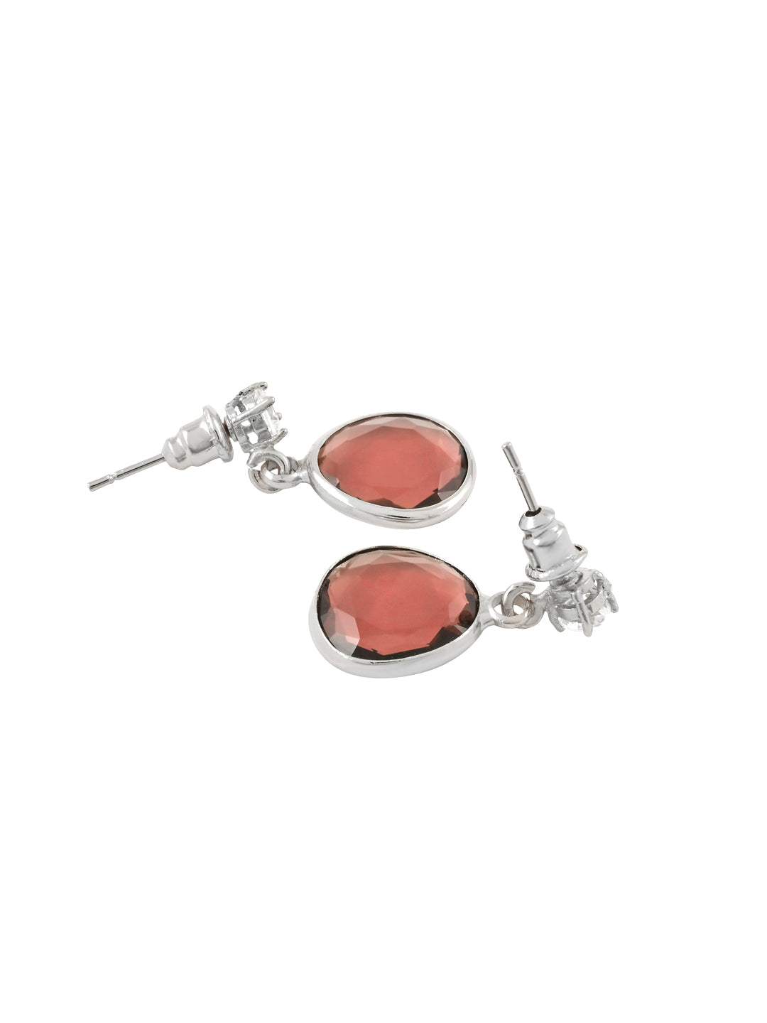 Classic Colored Stone Dangler Earring