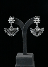 Floral Modern Dangler Earring
