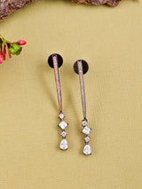 Contemporary Black Beauty Dangler Earring