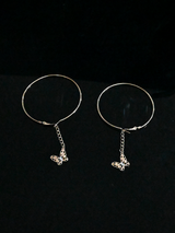 Butterfly Western Style Hoop Earring