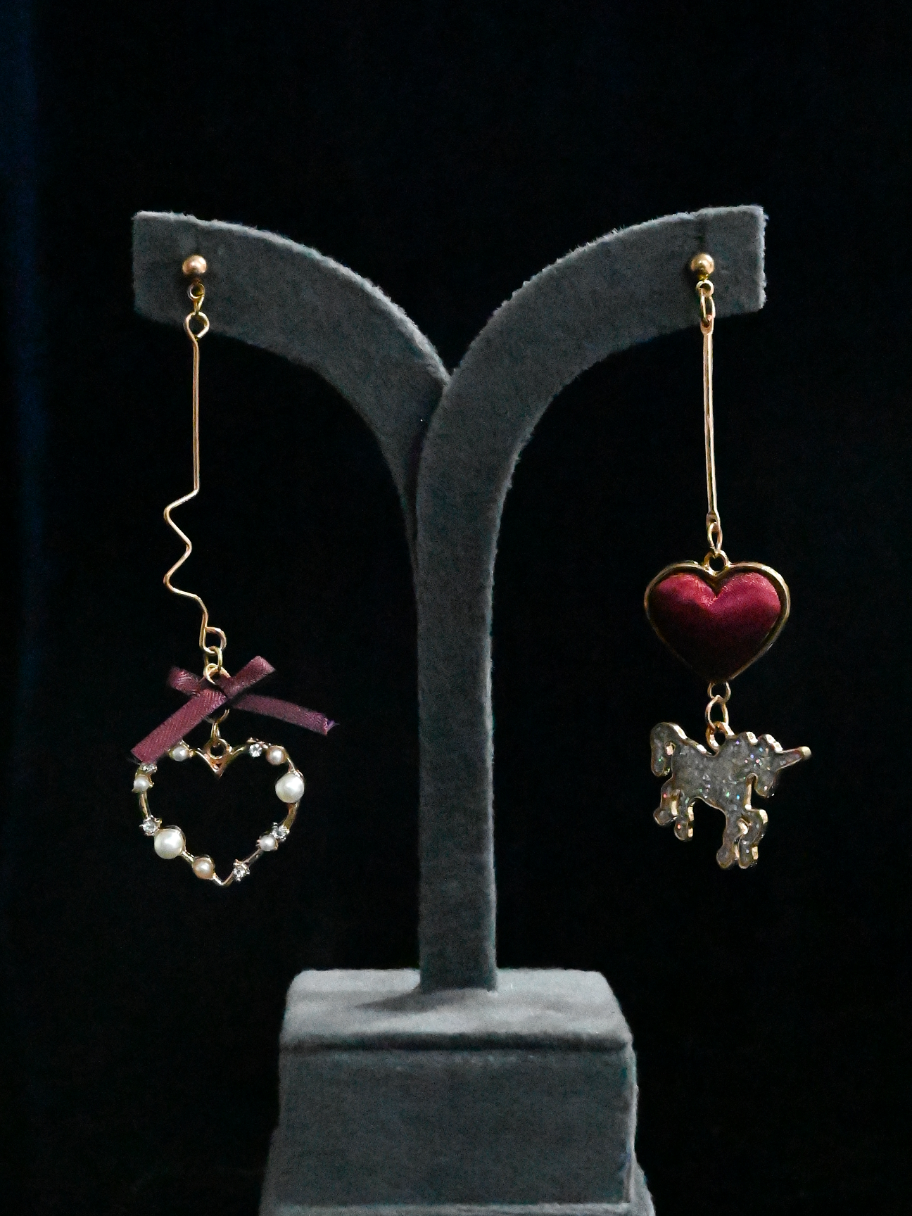 Love Western Style Dangler Earring