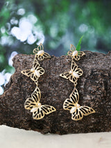 Butterfly Western Style Dangler Earring