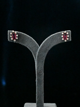 Contemporary Black Beauty Stud Earring