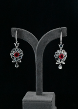 Contemporary Colored Stone Dangler Earring