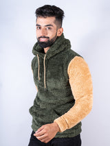 Color Block Sherpa Hoodie