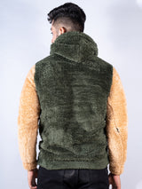Color Block Sherpa Hoodie