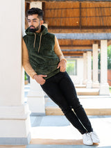 Color Block Sherpa Hoodie