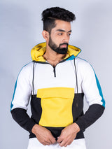 Multi Color Block Hoodie