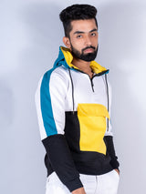Multi Color Block Hoodie