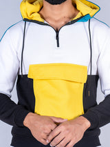 Multi Color Block Hoodie