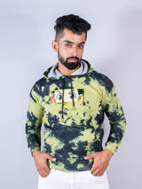 Tie-Dye Printed Hoodie