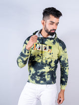 Tie-Dye Printed Hoodie