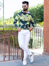 Tie-Dye Printed Hoodie