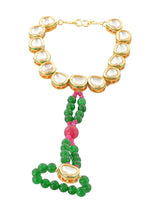 Traditional Kundan Meena Beaded Hathphool