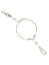 Traditional Old Silver Beaded Pearl Hathphool