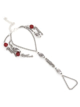 Traditional Old Silver Beaded Hathphool