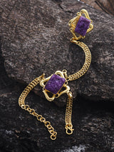 Purplish Rectangular Drusies Hathphool