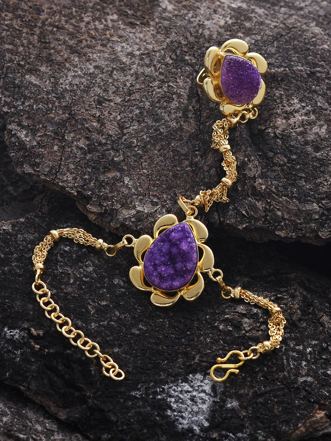 Purplish Pear Drusies Hathphool