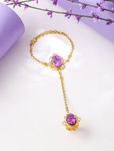 Purplish Oval Drusies Hathphool