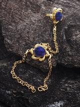 Contemporary Blue Drusy Hathphool