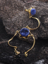 Blue Round Drusies Hathphool