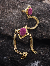 Pink Oval Drusies Hathphool