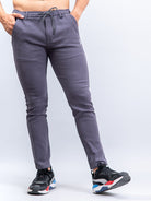 Solid Grey Joggers For Men
