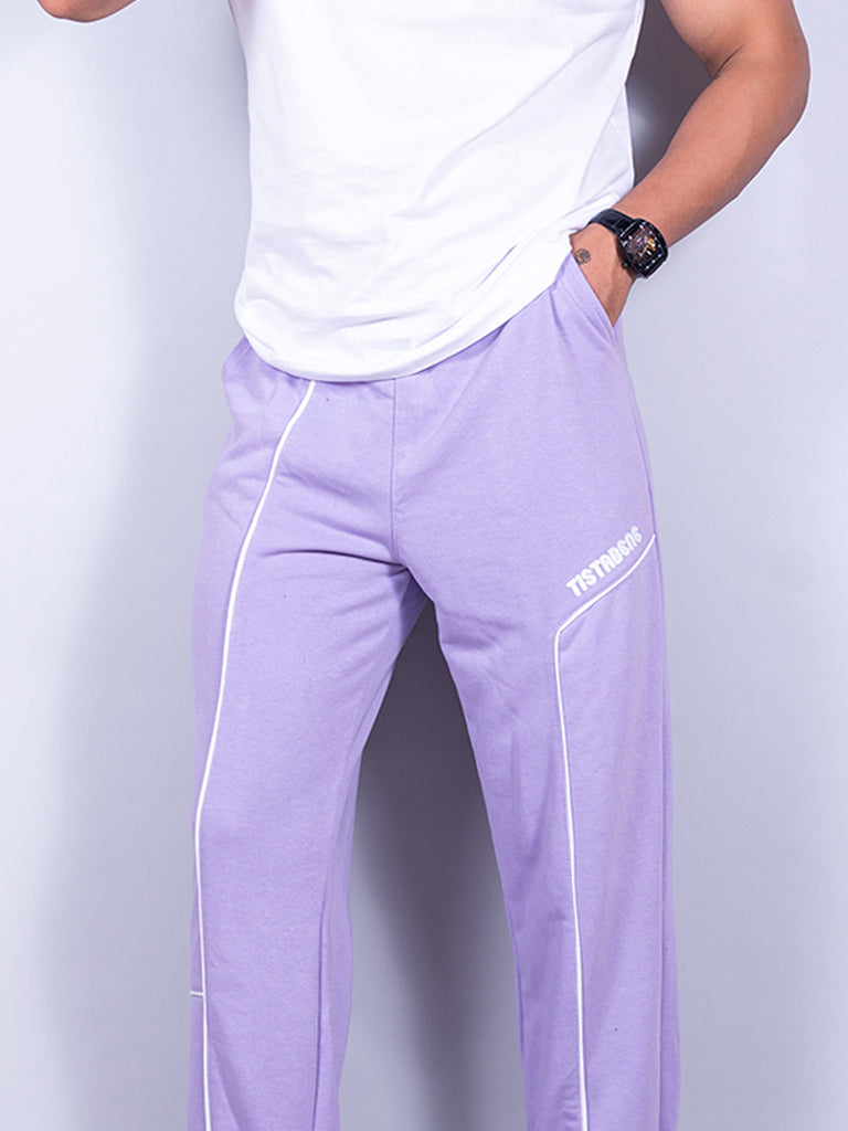 Lilac Tistabene Printed Cotton Joggers - Tistabene