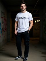 Black Four Pockets Cargo Men's Track Pants