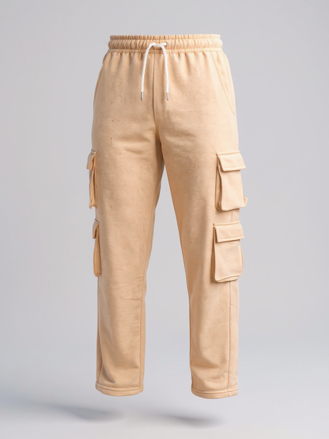 Light Brown Four Pockets Cargo Track Pants