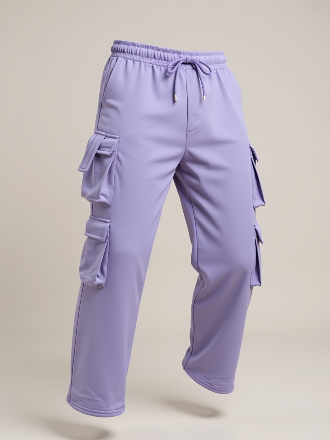 Lavender Four Pockets Track Pants