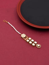 Designer Kundan Polki Enamelled Bridal Necklace Set