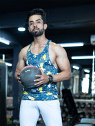 mens gym t-back stringer sleeveless sports vest