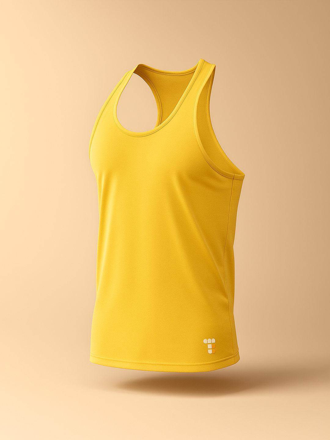 Solid Yellow Lycra Sando