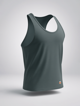 Solid Grey Lycra Sando