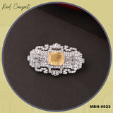 Contemporary Colored Stones Men Brooch