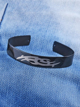 Stainless Steel Black Mens Band Bracelet