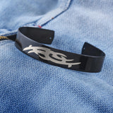 Stainless Steel Black Mens Band Bracelet