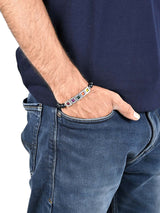 Contemporary Multi Colored Stones Bracelet