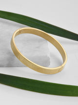 Engraved Numerus Gold Metallic Mens Bracelet