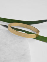 Engraved Numerus Gold Metallic Mens Bracelet